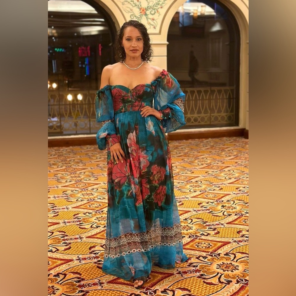 Banjul Multicolor Long Sleeve Dress